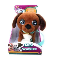 Club Petz Щенок Mini Walkiez Chocolab интерактивный, ходячий, со звуковыми эффектами