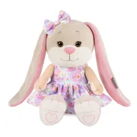 Jack&Lin Мягкая Игрушка Зайка Лин в голубом платье