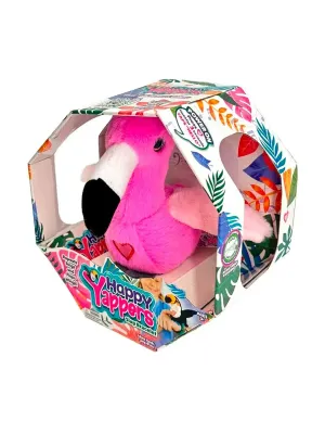 Интерактивная игрушка со слэп-браслетом Happy Yappers Фламинго