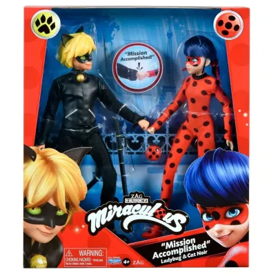 Miraculous игровой набор “Леди Баг и Супер-кот: миссия выполнена“ (кукла 27 см - 2шт, аксесс)