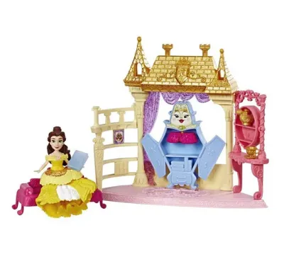 Игровой набор HASBRO DISNEY PRINCESS маленькая кукла и обст-ка из мульт