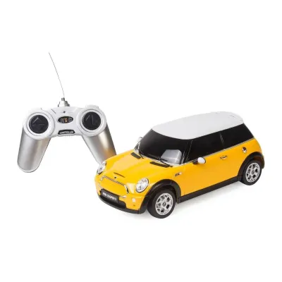 Машина р/у 1:18 Minicooper S, цвет жёлтый 2.4G