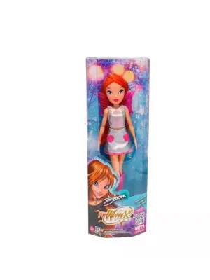 Шарнирная кукла Winx Club Космическая Блум с крыльями, 24 см,