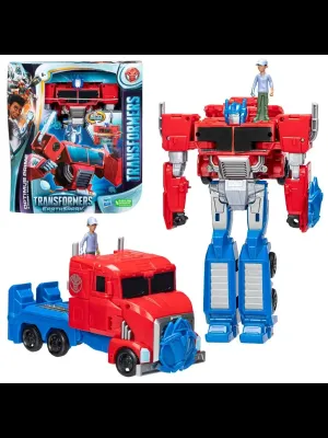 Hasbro Робот-трансформер-EarthSpark Optimus Prime & Robby Malto