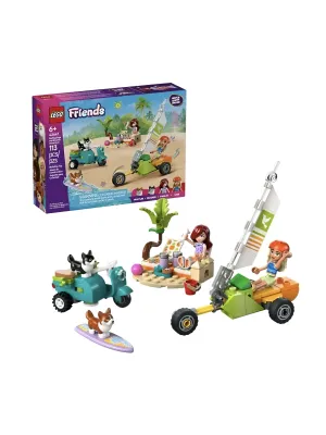 Конструктор LEGO Friends Сёрфинг с собаками и приключения на мопедах