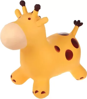 Животное-прыгун Moby Kids Жирафик, жёлтый, 1350 г.