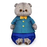 BUDI BASA Басик в рубашке с ромбами и брюках 30 см