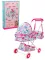 Коляска для кукол 36 см Girl's Club (металл.), сумочка, корзина для игрушек в компл.