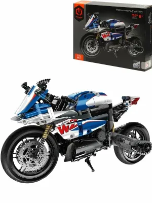 Конструктор пластиковый "мотоцикл" 