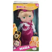 Кукла Маша и Медведь 25см, КАРАПУЗ 