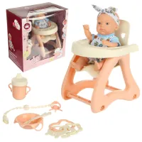 Пупс в стульчике, 32х19,5х33 см, кор.132636