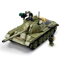 Конструктор пластиковый Sluban Армия. Танк 3в1 (M38-B1135