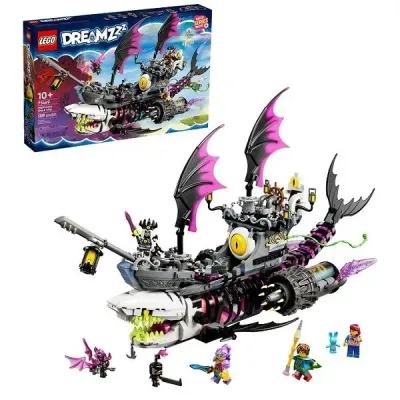 Игрушка Конструктор LEGO  DREAMZzz Кошмарный корабль с акулами