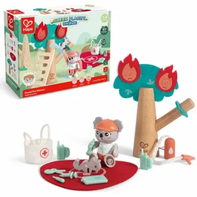 Серия “Играем в спасателей“: Детский игровой набор “Пожарная команда“