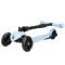 Самокат трехколесный Slider Stile, складной, колеса со светом, цвет: голубой