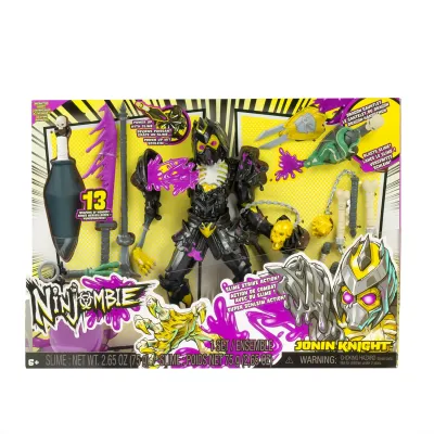 Ninjombie Игровой набор Делюкс фигурка со слаймом Рыцарь Джонин Найт 