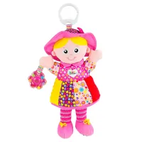 Lamaze Игрушка с подвесом развивающая для малышей Кукла Эмилия 