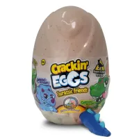 Игрушка мягконабивная динозавр 12 см «Crackin'Eggs» в мини яйце. Серия Парк Д 