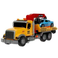 Машина пластик свет-звук Эвакуатор 35 см, воздушный насос, инерция, Технопарк