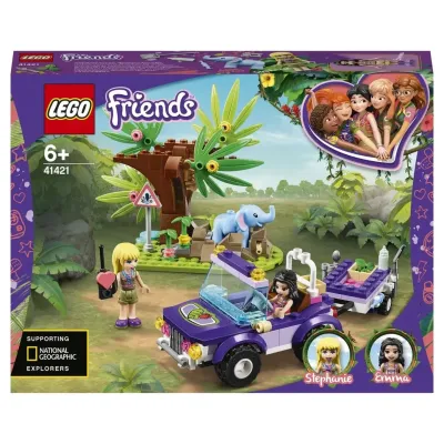 Конструктор LEGO Friends Джунгли: спасение слонёнка