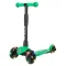 Самокат трехколесный Slider Stile, складной, колеса со светом, цвет: зеленый