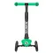 Самокат трехколесный Slider Stile, складной, колеса со светом, цвет: зеленый