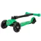 Самокат трехколесный Slider Stile, складной, колеса со светом, цвет: зеленый