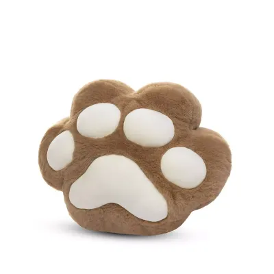 Мягкая игрушка, Плед Лапка, Коричневый, 30 см