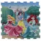 Пазл-коврик Disney  “Принцесса: Прогулка в саду“ (EVA, 4 дет., размер 1 детали 61х61 см