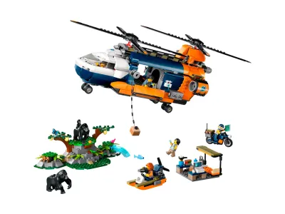 Конструктор LEGO Вертолет исследователя Джунглей в лагере