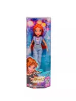 Шарнирная кукла Winx Club Блум в джинсах с крыльями, 24 см,