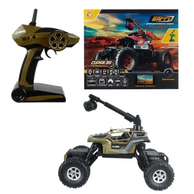 1toy Драйв, багги на р/у, 2,4GHz, 4WD, wifi кам. 480p, масшт. 1:16, пов. всех кол., караб-ся, свет, 