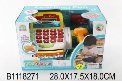 Кассовый Аппарат НА Бат. Свет+Звук, С Аксесс. 34440 В Кор. 28х18х17СМ