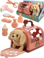 Игровой набор “Щеночек“(звук,аксесс.,гараж корич.,2*АА не в к-те,в кор.)(17,9x15cм) 