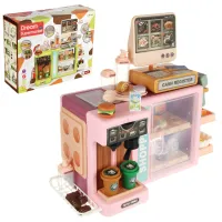 Игровой набор "Кофейня" на бат. со зв., вод. 43х14.5х35