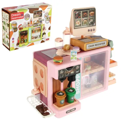 Игровой набор "Кофейня" на бат. со зв., вод. 43х14.5х35