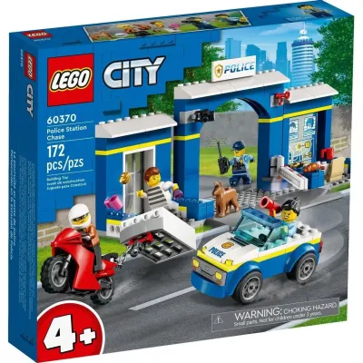 Конструктор LEGO CITY Погоня в полицейском участке