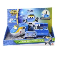 Super Wings Трансформер Тони с прицепом