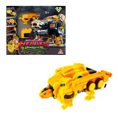 Dinoster Трансформер 4-в-1 Дино-бот Анкило Смэш