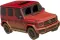Машина р/у 1:24 Mercedes-Benz G63 AMG-Muddy version, красный, 2,4G Модель с эффектом загряз