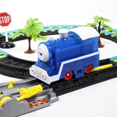 Игровой набор Серебряный путь “Ночной паровозик: Восьмёрка“ (ж/д 258 см, свет. в темн.,звук, свет., 