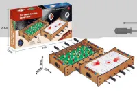 Настольная игра  2 в 1 футбол + аэрохоккей 
