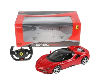 Машина р/у ferrari sf90 stradale 1:14, со светом в кор