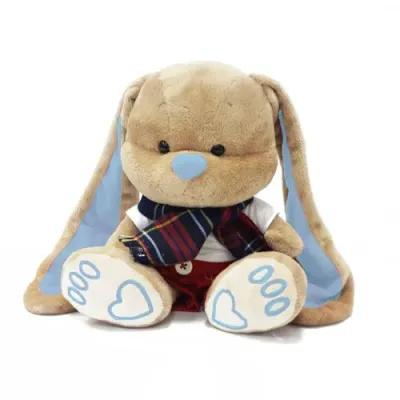 Мягкие Игрушки Зайчик Jack&Lin в Красных Штанишках, 25 см, в Подарочной Упаковке