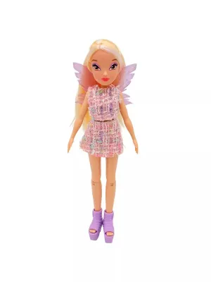 Шарнирная кукла Winx Club Модная Стелла с крыльями, 24 см,