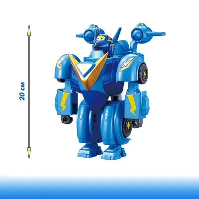 Super Wings Машина-трансформер с мини фигуркой Джерома