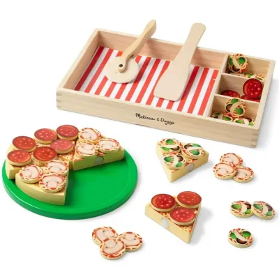 Melissa&Doug. Игровой набор деревянный Пиццерия с аксессуарами