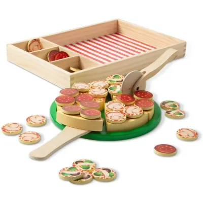 Melissa&Doug. Игровой набор деревянный Пиццерия с аксессуарами