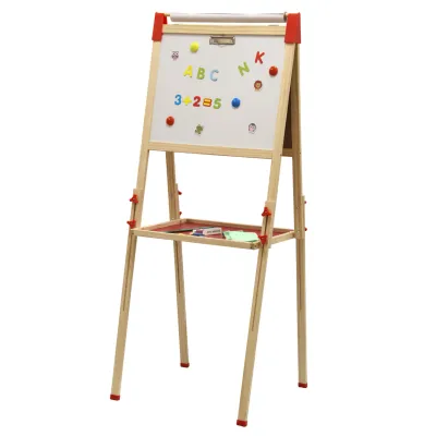 Мольберт деревянный, двусторонний с акс.