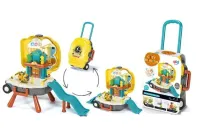 Чемоданчик-парковка “Стоительная площадка“, со световыми и звуковыми эффектами